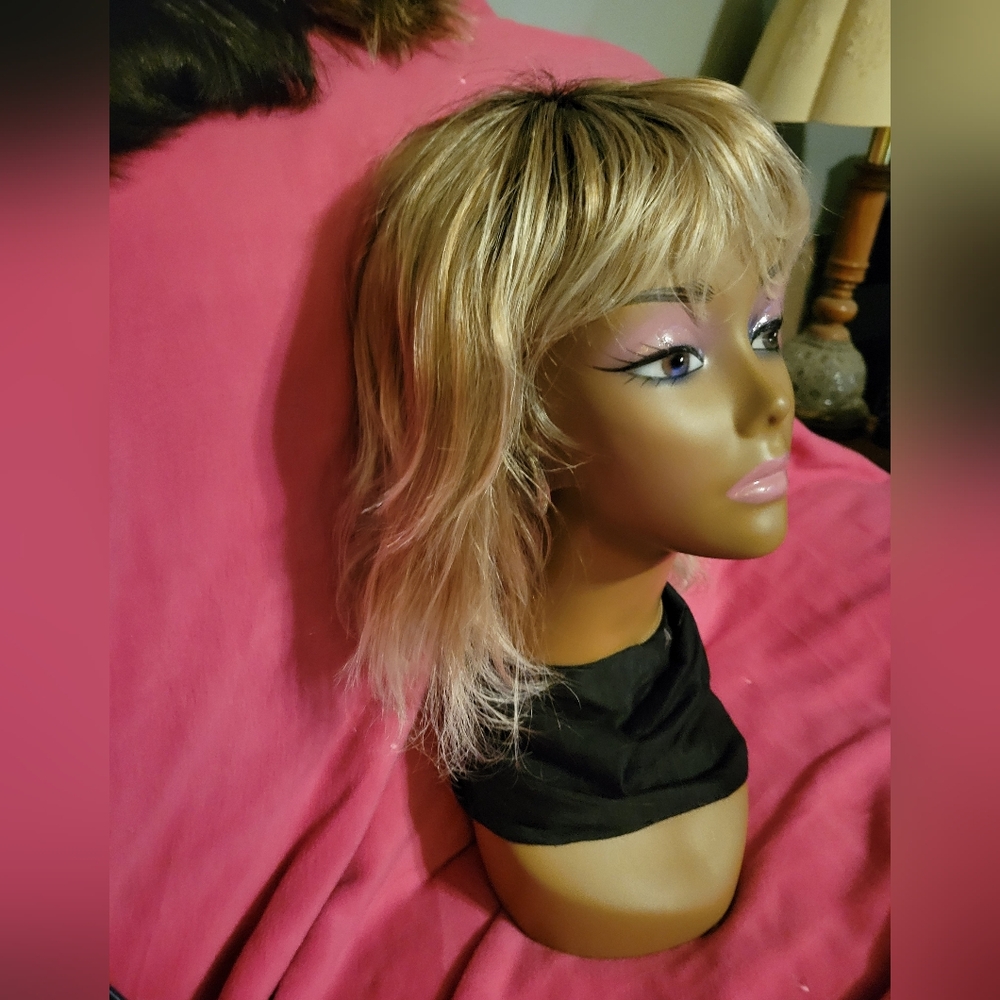 Ellen Wille Wig. Blonde Rooted. Layered With Bangs - Picture 8 of 10